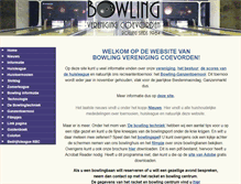 Tablet Screenshot of bowlingcoevorden.nl